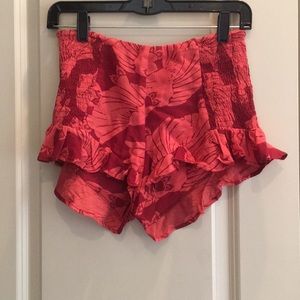 Floral free people shorts